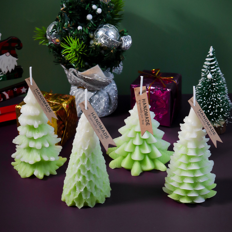 DIY Cone Christmas Tree Epoxy  - Holiday Candle Set ulasan dan harga