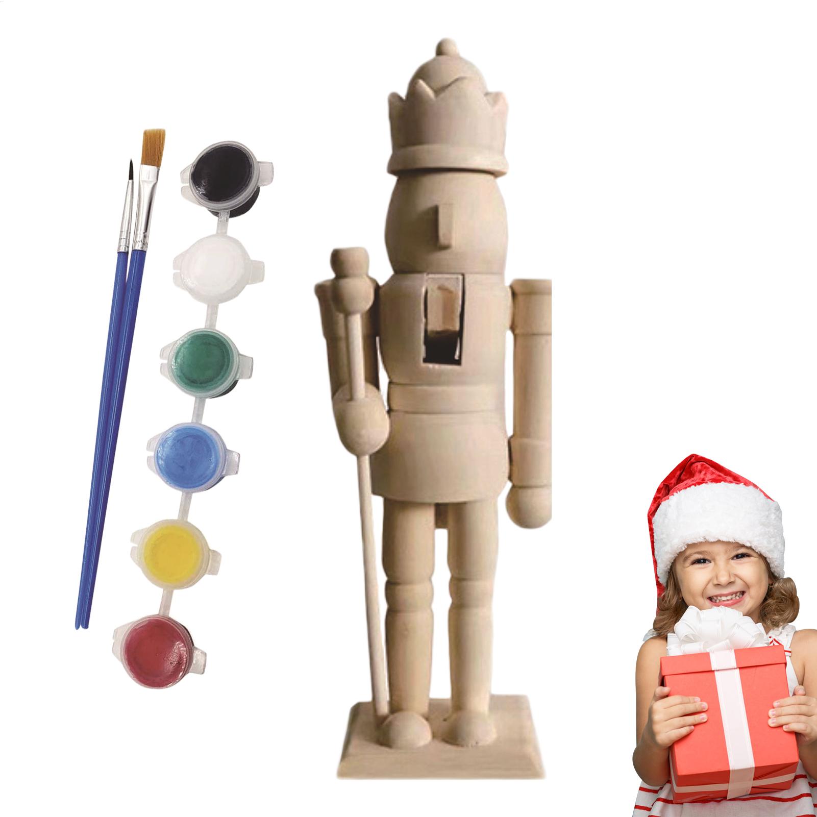 Paint Your Own Wooden Nutcrack - Nutcracker Figurine ulasan dan harga