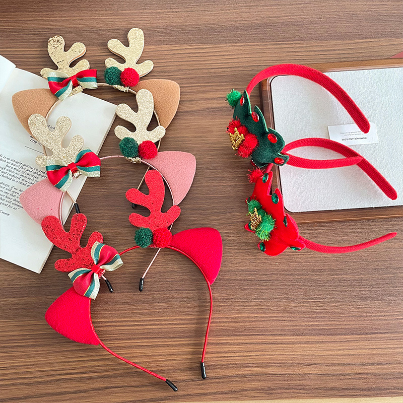 Headband Plush Reindeer Antler - Reindeer Antlers Headband ulasan dan harga