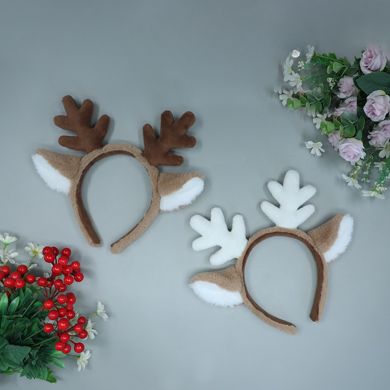 Christmas Costume Headband Rei - Reindeer Antlers Headband ulasan dan harga