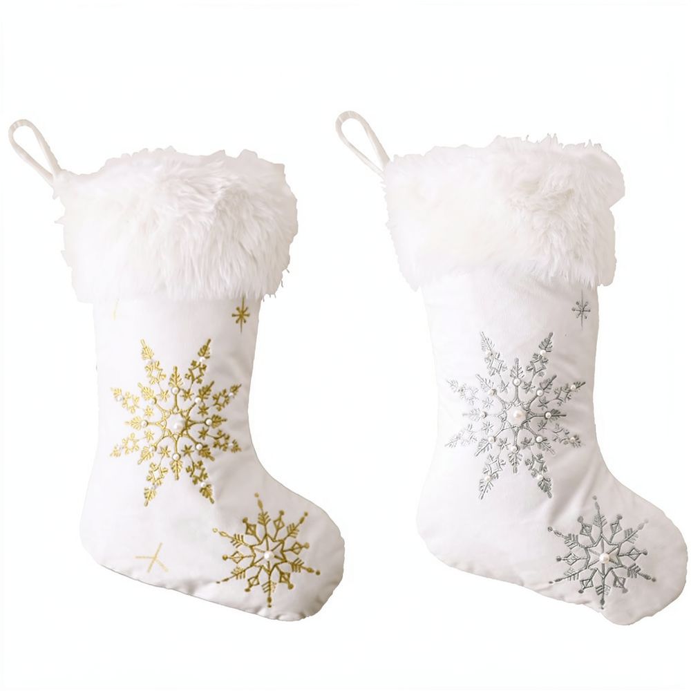 Velvet Christmas Stocking Pear - Christmas Stocking Hanging ulasan dan harga