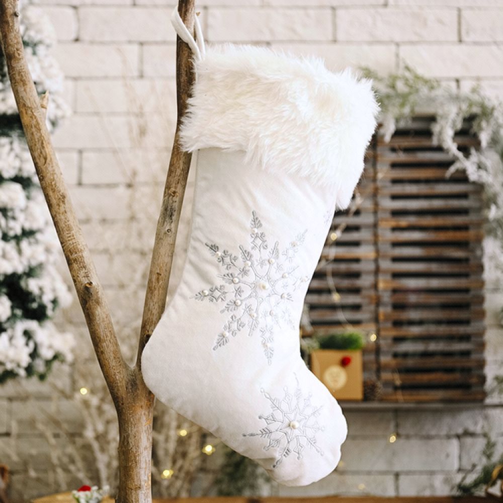 Velvet Christmas Stocking Pear - Christmas Stocking Hanging ulasan dan harga