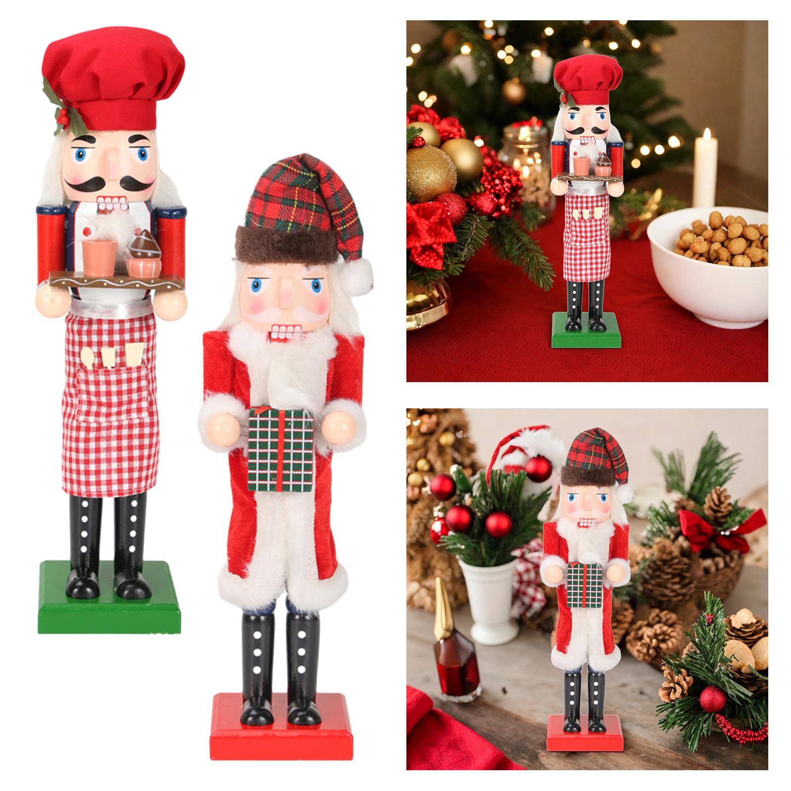 36cm Wooden Nutcracker Ornamen - Nutcracker Figurine ulasan dan harga