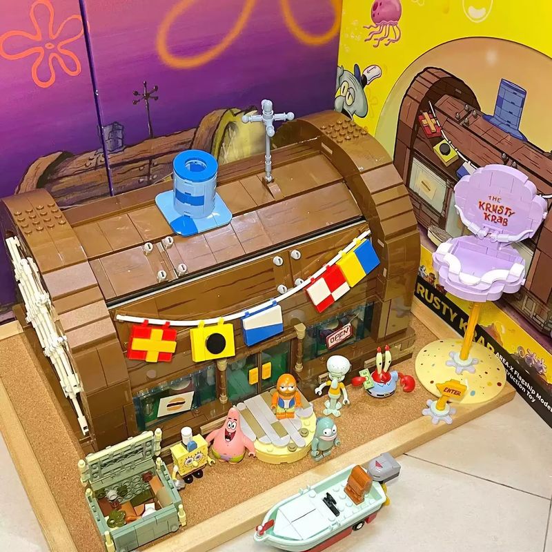 SpongeBob Krusty Krab Area-X B - Lego Set Technic ulasan dan harga