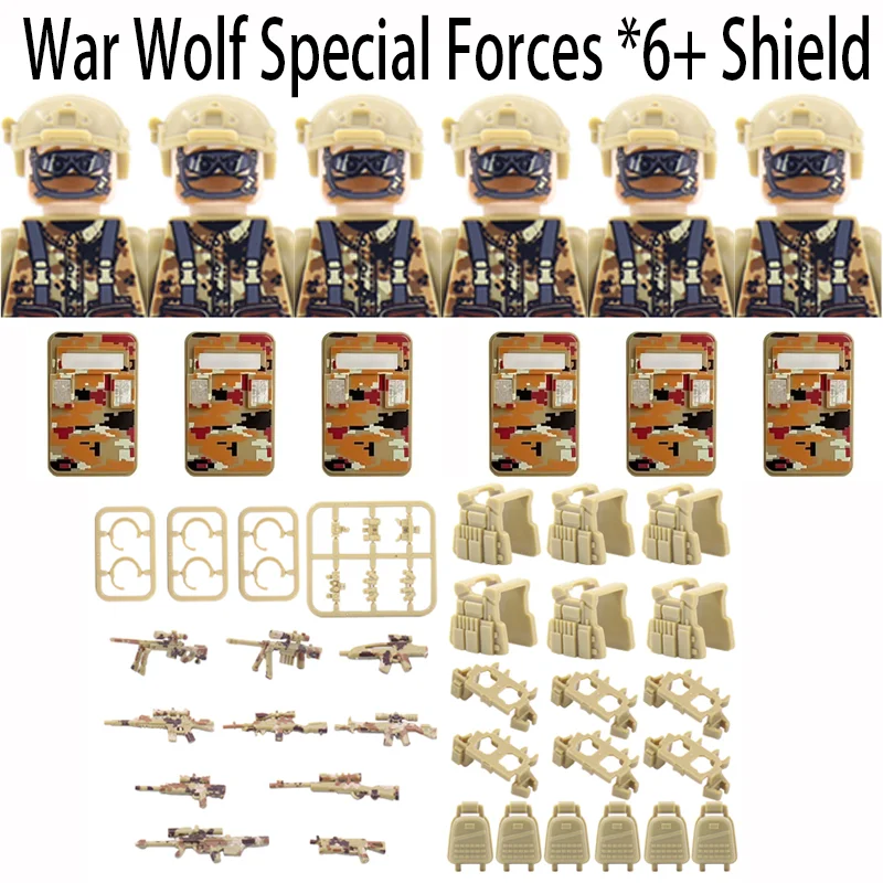 Special Forces SWAT Soldiers P - Lego Set Technic ulasan dan harga