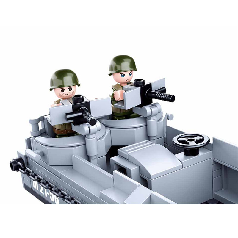 Sluban WW2 US Military Higgins - Lego Set City ulasan dan harga