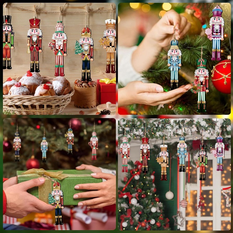 12/16pcs Wooden Nutcracker Sol - Nutcracker Figurine ulasan dan harga