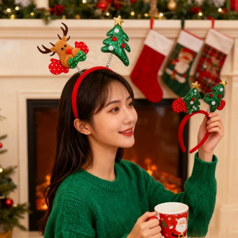 1-5PCS Reindeer Antler Christm - Reindeer Antlers Headband ulasan dan harga