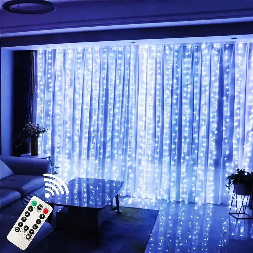 LED Curtain String Lights USB  - Led Fairy String Lights ulasan dan harga